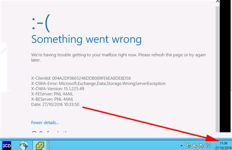 something went wrong outlook web.